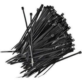 Resim TÜRKMOPET Kablo Bağı Cırt Siyah Ultra Dayanıklı 100'lü Paket 3.6x250mm 