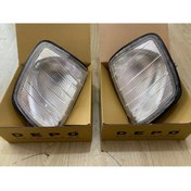 Resim gözparoto Mercedes W124 Beyaz Sinyal Lambasi Seti Depo Marka 494803945 