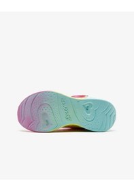Resim Skechers Heart Lights - Color Joyful Kız Çocuk Pembe Işıklı Spor Ayakkabı Karışık Çok Renkli 