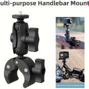 Resim Süper Kelepçe Bisiklet ve Motosiklet Montajı Spor Kamerası için - Hafif Tekerlekli Ayarlanabilir Güvenli Montaj Aksiyon Kameraları için, ABS Malzeme, Pil Gerektirmez, DJI Insta360, Spor Fotoğrafçılık Ekipmanı için İdeal | Ayarlanabilir Kamera Montajı | Dayanıklı Kamera Montajı 