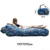 Resim Snapbuy Şişme Yatak Taşınabilir, Plaj, Kamp, Havalimanı, Seyahat Ve Festivaller İçin İdeal Mavi 