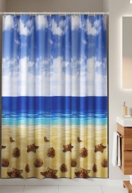 Resim Tropikhome Banyo Tek Kanat Duş Perdesi 180x200 cm 