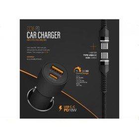 Resim BONJUX Xiaomi Mi Note 3 Araç Şarj Seti Tyep-c Çıkışlı 18w 