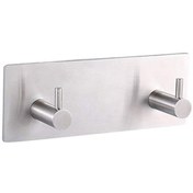 Resim Deltahome Paslanmaz Çelik 2 Topuzlu Bornoz Havluluk Askılık Xl (369760690) 