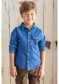Resim Oliven The Kid Oliventhekid Cepli Kot Gömlek Mavi Mavi 