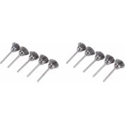 Resim Waige Döner Aletler Için 10 Adet 15 mm Çelik Tel Fırça Düz Öğütücü (Yurt Dışından) 