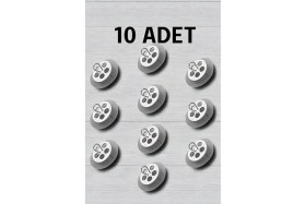 Resim 10 Adet Çaydanlık Içi Çay Süzgeci Demlik Süzgeç Söktak 