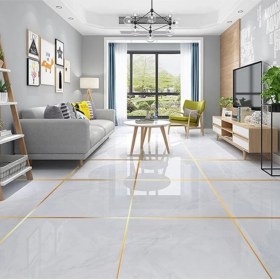 Resim 1 cm 50 Metre Gold Fayans Arası Şerit Bant 