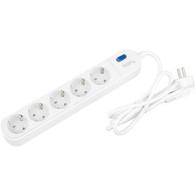 Resim Vea Ve-vega105 A Class Beyaz Akım Korumalı Grup Priz 5'li 1.5 Metre Anahtarlı Made İn Malaysia 1,5 m 