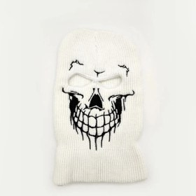 Resim DÜKKAN DESİGN Kuru Kafa Detaylı Kar Maskesi 