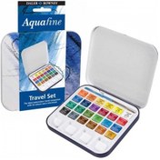 Resim Daler Rowney Aquafine Travel Set 24'Lü 