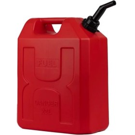 Resim Taka Amortisör Benzin Bidonu 22 Litre Akaryakıt Mazot Taşıma Doldurm Boşaltma Borulu Plastik Antistatik 