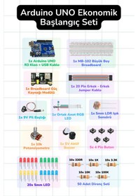 Resim Arduino Uno Ekonomik Başlangıç Seti 