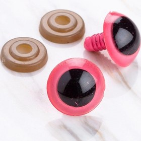 Resim Loren 18 mm Pembe 5 Çift Amigurumi Göz 