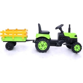 Resim Biberoğlu Pedallı Traktör Römorklu Oyuncak 