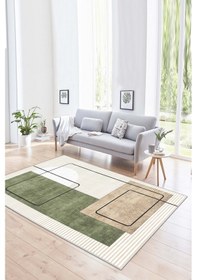 Resim West Home Dijital Baskı Yıkanabilir Kaymaz Taban Leke Tutmaz Bej Mutfak Halısı Salon Halısı Ve Yolluk Wh 579 Beige 