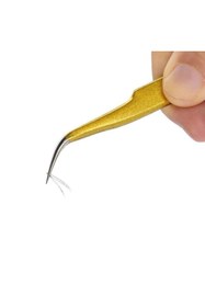 Resim Titi 6012 Paslanmaz Çelik Eğri Uçlu Cımbız 125 mm 