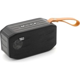 Resim T&g Taşınabilir Bluetooth Hoparlör Siyah (Yurt Dışından) 