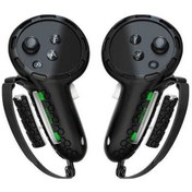 Resim Pazly Meta Quest 3 Kolu Kapağı Kılıfı 2 Adet Pil Değiştirilebilir Vr El Kavrama 
