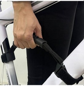 Resim Suntek Bisiklet Gidonu Kayışı Açık Hava Kolay Taşıma Aksesuarı Siyah 