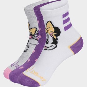 Resim adidas Disney Minnie Mouse Çocuk 3'lü Çorap (KA9878) 