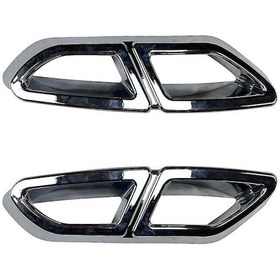 Resim Lemestar Passat B8 2016-2019 İçin Kolay Takılabilen Krom Egzoz Kapakları - 2 Adet 