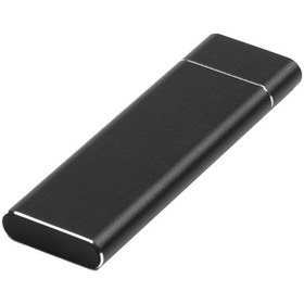 Resim 1tb Type-c Mobil Katı Hal Sürücüsü Taşınabilir Usb3.1 Arayüzü Ssd Darbeye Dayanıklı Alüminyum Alaşımlı Katı Hal Sürücüsü Siyah 