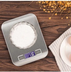Resim Nm-store Lüx Dijital Mutfak Terazisi 5 Kg 1 Gr Hassas Paslanmaz Çelik + Pil 