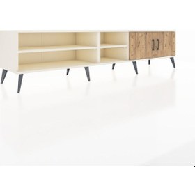 Resim Hyperion Tv Ünitesi 3 Raflı 2 Kapaklı 220x44x51 Aytaşı-çam/aytaşı Atlas Çam/aytası - Aytası 