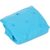 Resim Pazly Şişme Bebek Sandalyesi Taşınabilir Çocuk Kanepe Güvenlik Eğitim Sandalyesi Bebek Arabası Oyun, Banyo, Zemin, Plaj, Havuz Kenarı İçin Pvc Mavi 