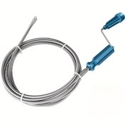 Resim Esnek Boru Temizleme Şaftları 5.5 Mm X 259.99 cm - Mağazalar için Temizleme Kanca ile Spiral Drenaj 