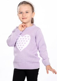 Resim Cloudy Kids Kız Çocuk Regular Fit Basic Triko Kazak 