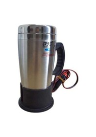 Resim Ahmet Otomotiv Gross 12V 500 ML Araç Termosu Su Isıtıcı Krom 