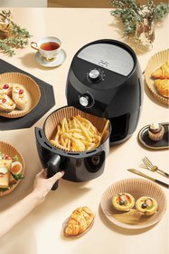 Resim Roll-Up Airfryer Pişirme Kağıdı Kare 20cm 50,li 