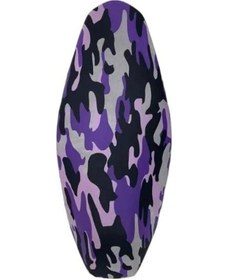 Resim Gogo Sele Kılıfı Mor Siyah Kamuflaj Honda Scooter Universal 