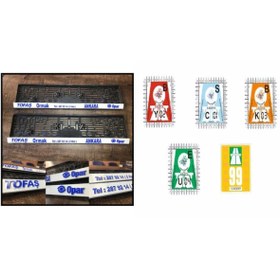 Resim Tofaş Opar Plakalık Takımı & Ön Cam Pul Gümrük Sticker Seti 