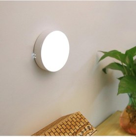 Resim Hareket Sensörlü Usb Şarjlı Led Lamba Beyaz Işık 2 Adet Beyaz 