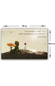 Resim Decorita Cam Ocak Arkası Koruyucu | Küçük Prens - Gözler | 49,5cm X 76cm 