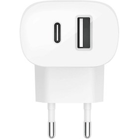 Resim Belkin Boostcharge Usb-c 37W Usb-c 25W Usb-c Port ve 12W Usb-a Port Beyaz Duvar Şarjı 