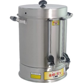 Resim 6 Litre Metal Çay Makinesi, Musluklu, Gümüş Renk, Dayanıklı ve Şık Tasarım 