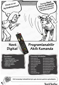 Resim Uydupark Next Digital Programlanabilir Universal Akıllı Kumanda 