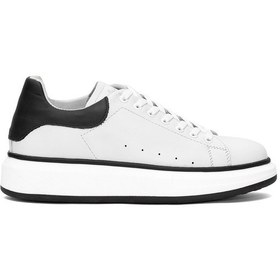 Resim Marcomen 152-21028 Erkek Hakiki Deri Casual Ayakkabı Kırık Beyaz Kırık Beyaz 