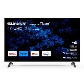 Resim Sunny SN55FMN501 Frameless 4K Ultra HD 55" 140 Ekran Uydu Alıcılı Smart LED TV 