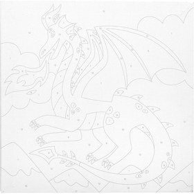 Resim Ooly Colorific Canvas Sayılarla Boyama - Fantastic Dragon 