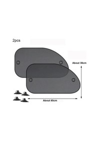 Resim Dinosaurs 2 Adet Araba Pencere Güneşlik Kapak Güneş Kalkanı Uv Koruma Otomatik Ön Siyah Pencere Perde Yaz Araba Aksesuarları 