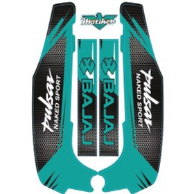 Resim Bajaj NS200 Şase Turkuaz Sticker Etiket Modeli 