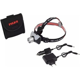 Resim Police Ps-1813 Cree Q5 Led Led Zoomlu Şarjlı Kafa Feneri 