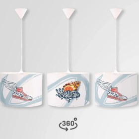 Resim Popcorn Kids Basketball Daire Sarkıt Aydınlatma (Large) 