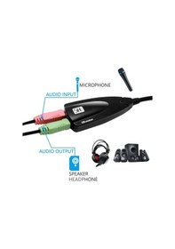 Resim Wozlo 7.1 USB 12 Kanal 64 Bit 5HV2 Destekli Kablolu Audio Çevirici Harici Ses Kartı 