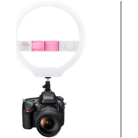 Resim Yongnuo YN128 Bi-Color Ring Led Işık 3200 5500K Pembe 
